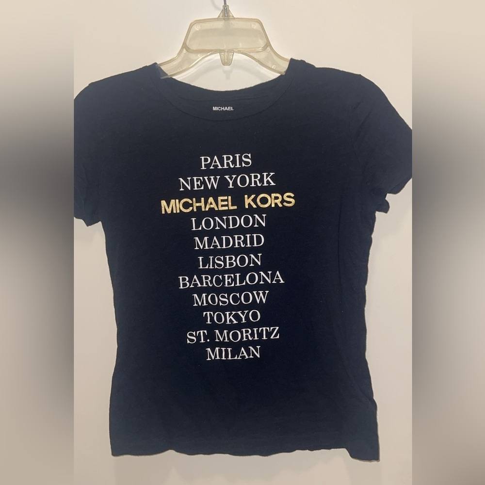 Michael Kors black Graphic T-Shirt